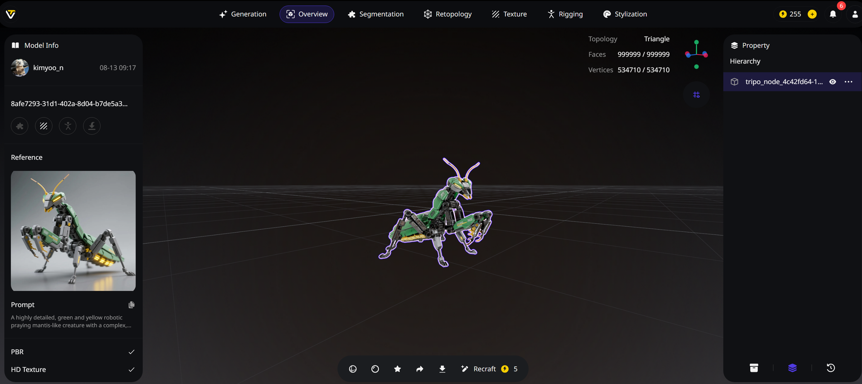 Tripo 3D AI Editor Gratis