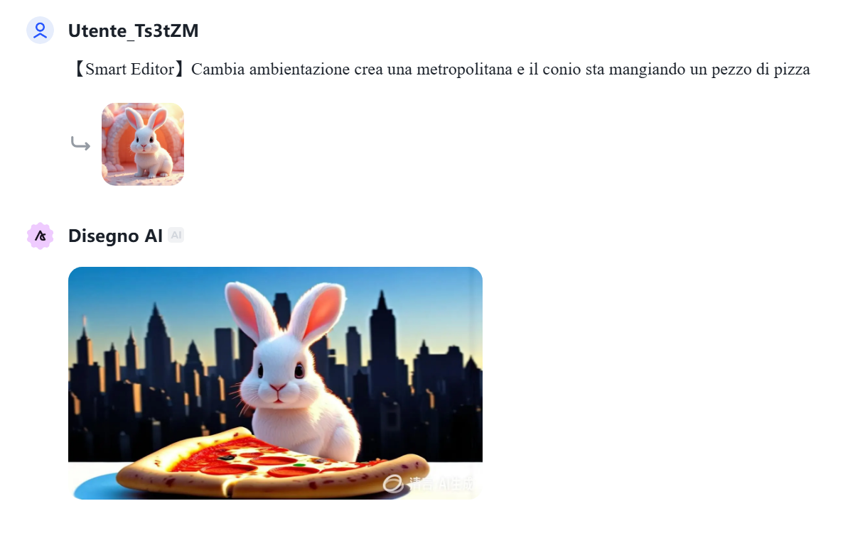 ChatGLM AI Crea immagini