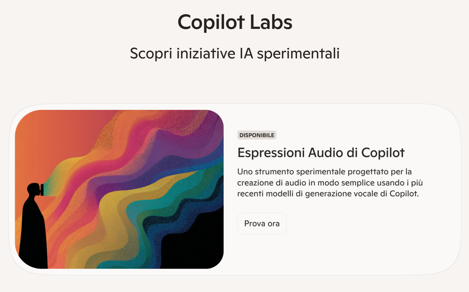 Copilot Audio AI microsoft