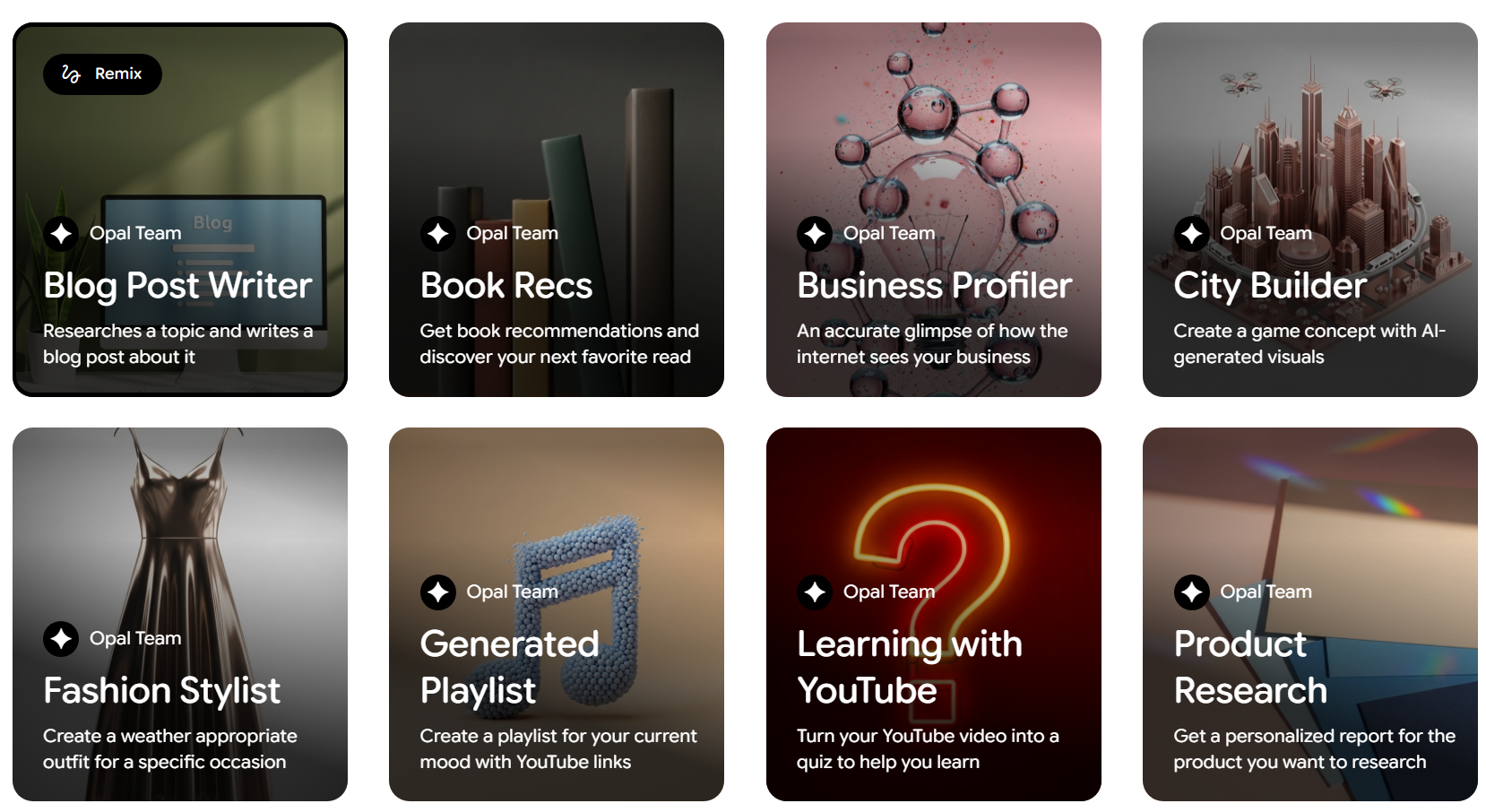 Google Opal AI creazione app gratis
