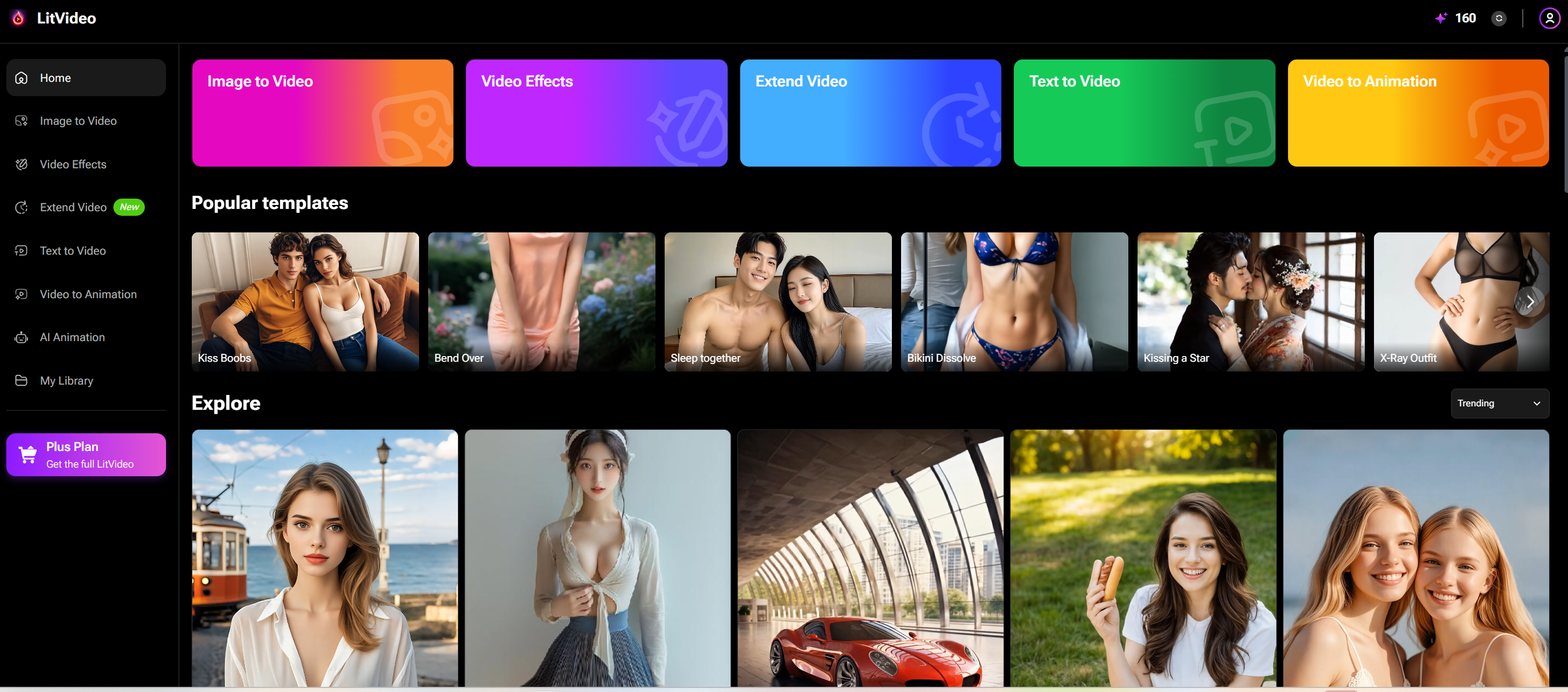 Litmedia AI Homepage VIDEO Creation 