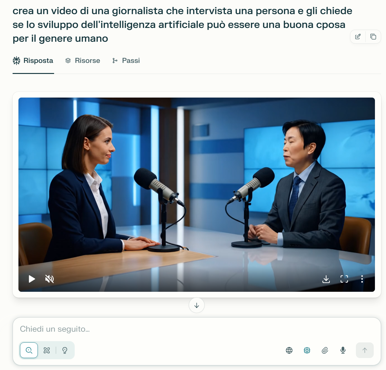 Video AI Gratis con Google Veo3 su Perplexity Chatbot