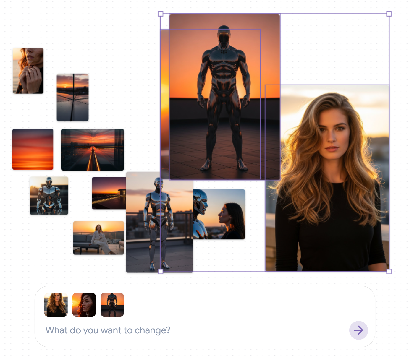 Google Mixboard AI IMMAGINI Editing con più elementi