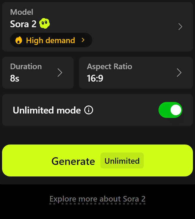 SORA 2 PRO Gratis su Higgsfield VIDEO AI