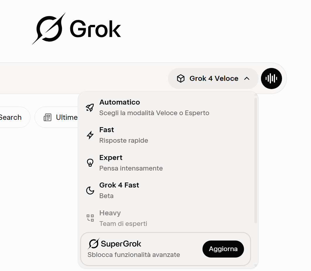 Grok AI Chatbot Grok 4 Fast 