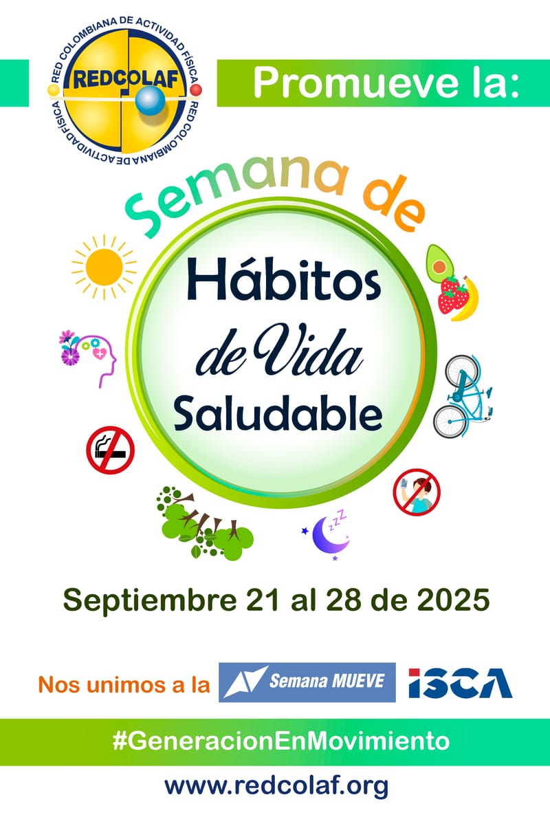 Semana de Hábitos de Vida Saludable, septiembre 21 al 28 de 2025