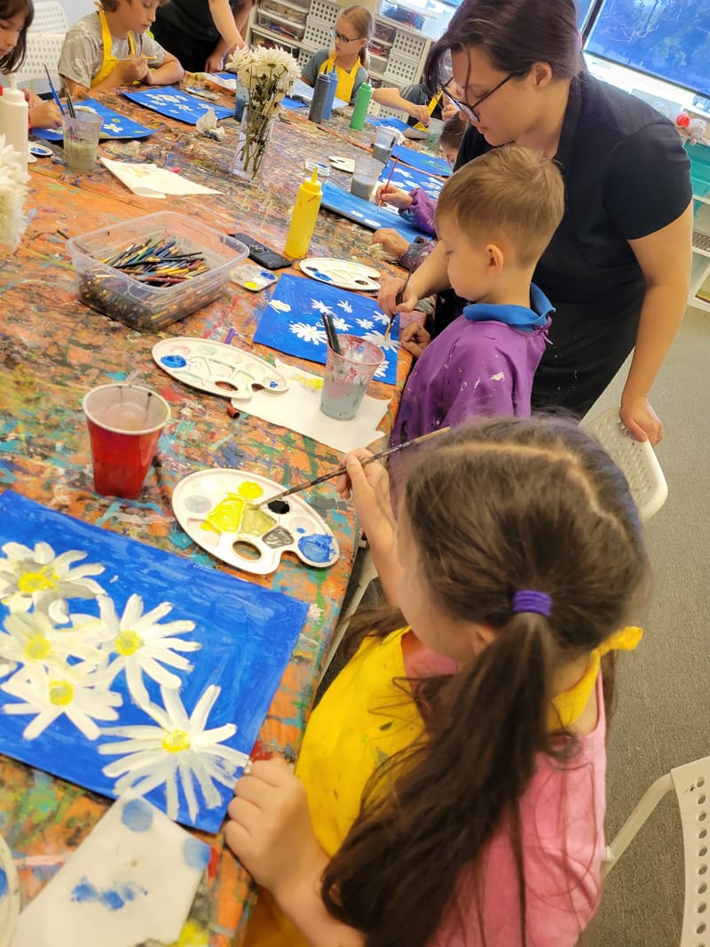 Summer Art Camp with Space Color, Viktoriya Yepatko