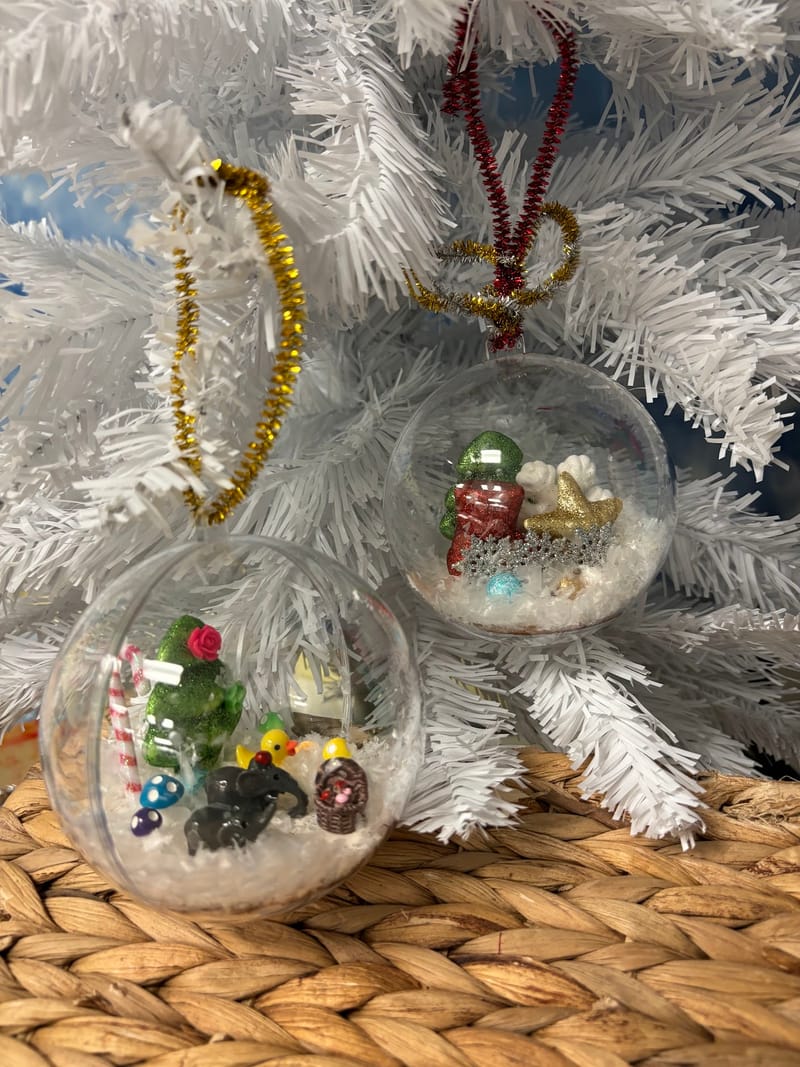 WINTER Season! Новогоднее приключение и миниатюрa в елочном шарике