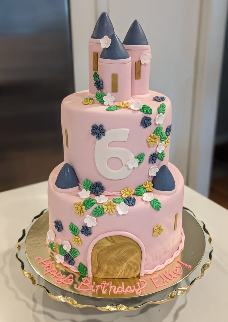 Princess Castle Cake