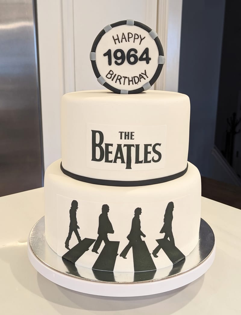 60th Birthday Beatles Cake