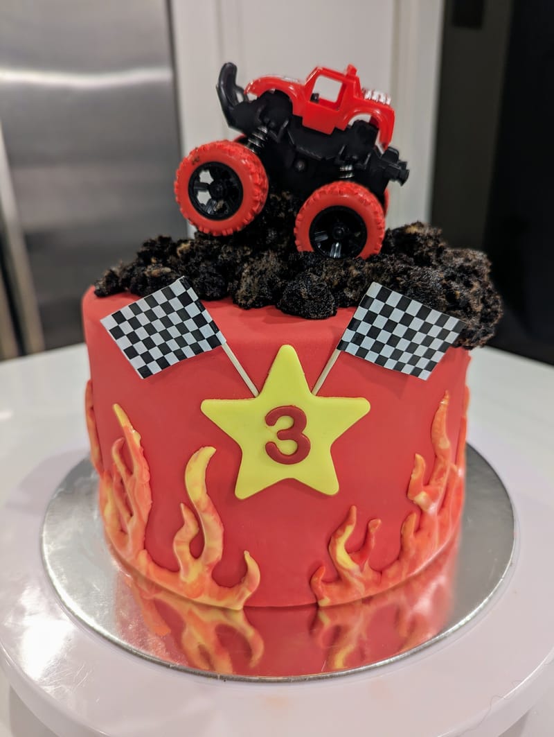 Monster Truck Cake