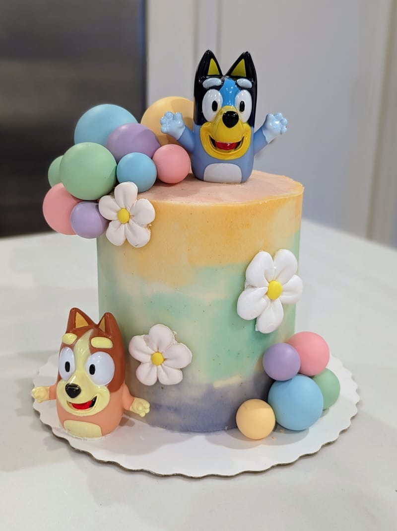Bluey Personal Cake