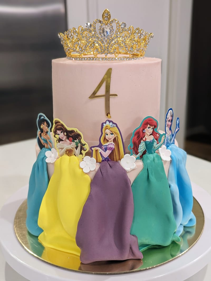 Disney Princesses Cake