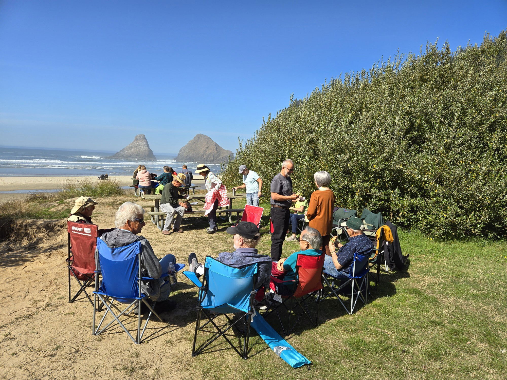 Picnic at Heceta head Lighthouse Beach, September 24, 2024.