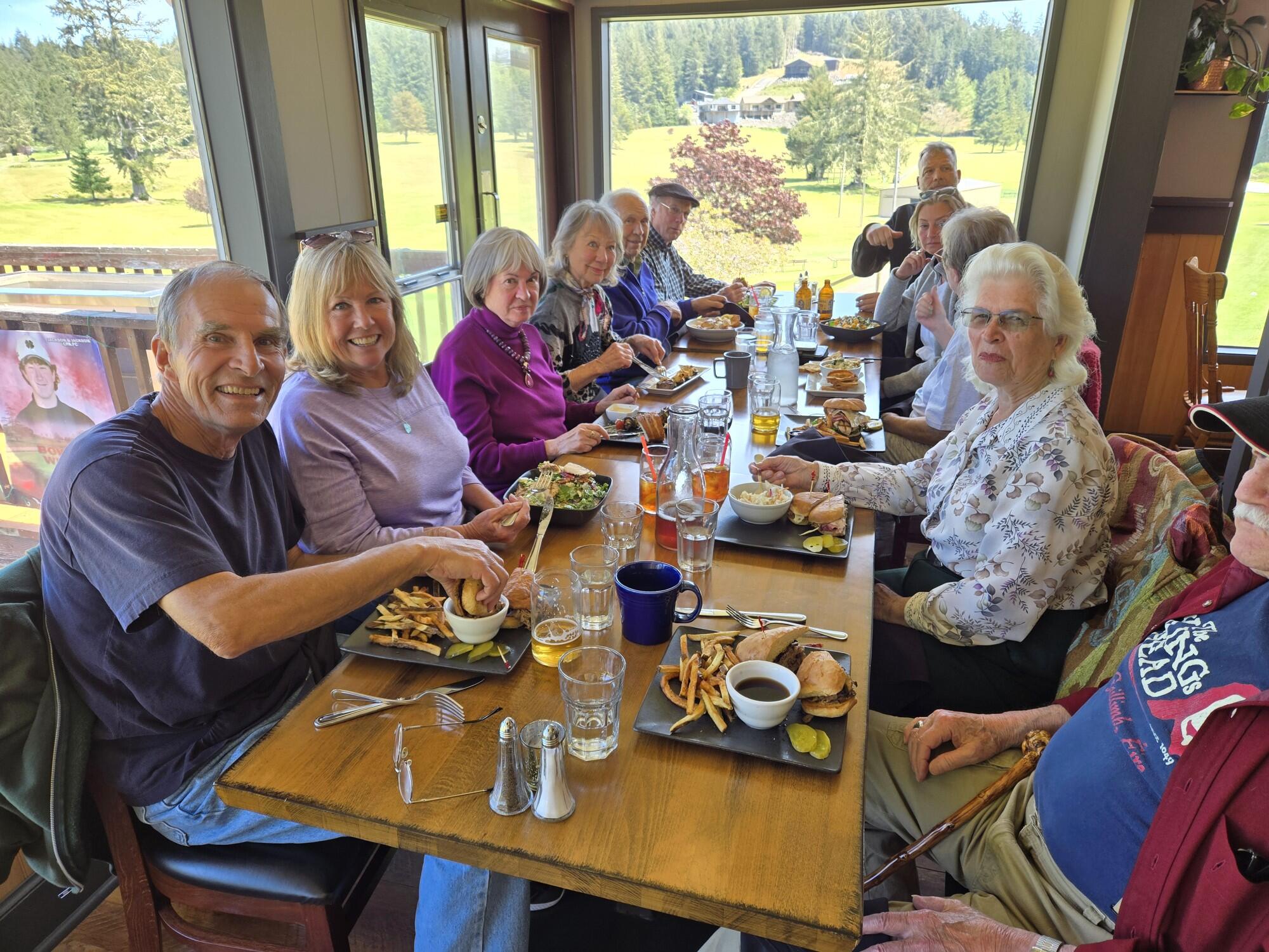 May 9, 2025 - A luncheon at Reedsport's Club One Golf Course Restaurant.