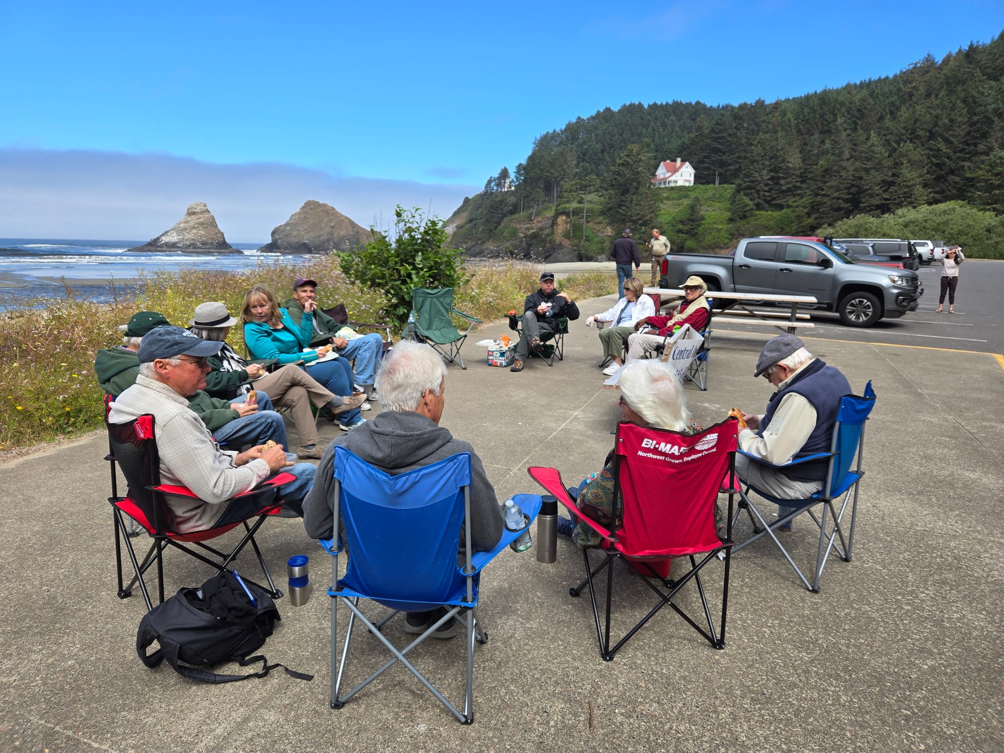 July 18, 2025 - Picnic at the Heceta Head Lighthouse State Park.