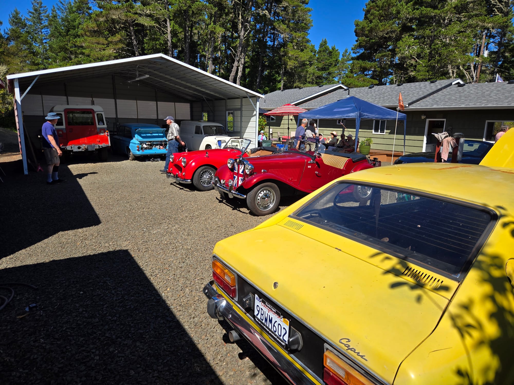 August 21 - British Sausage Rolls and Club Picnic at Mark and Wendy Pitts Residence and LBC Garage