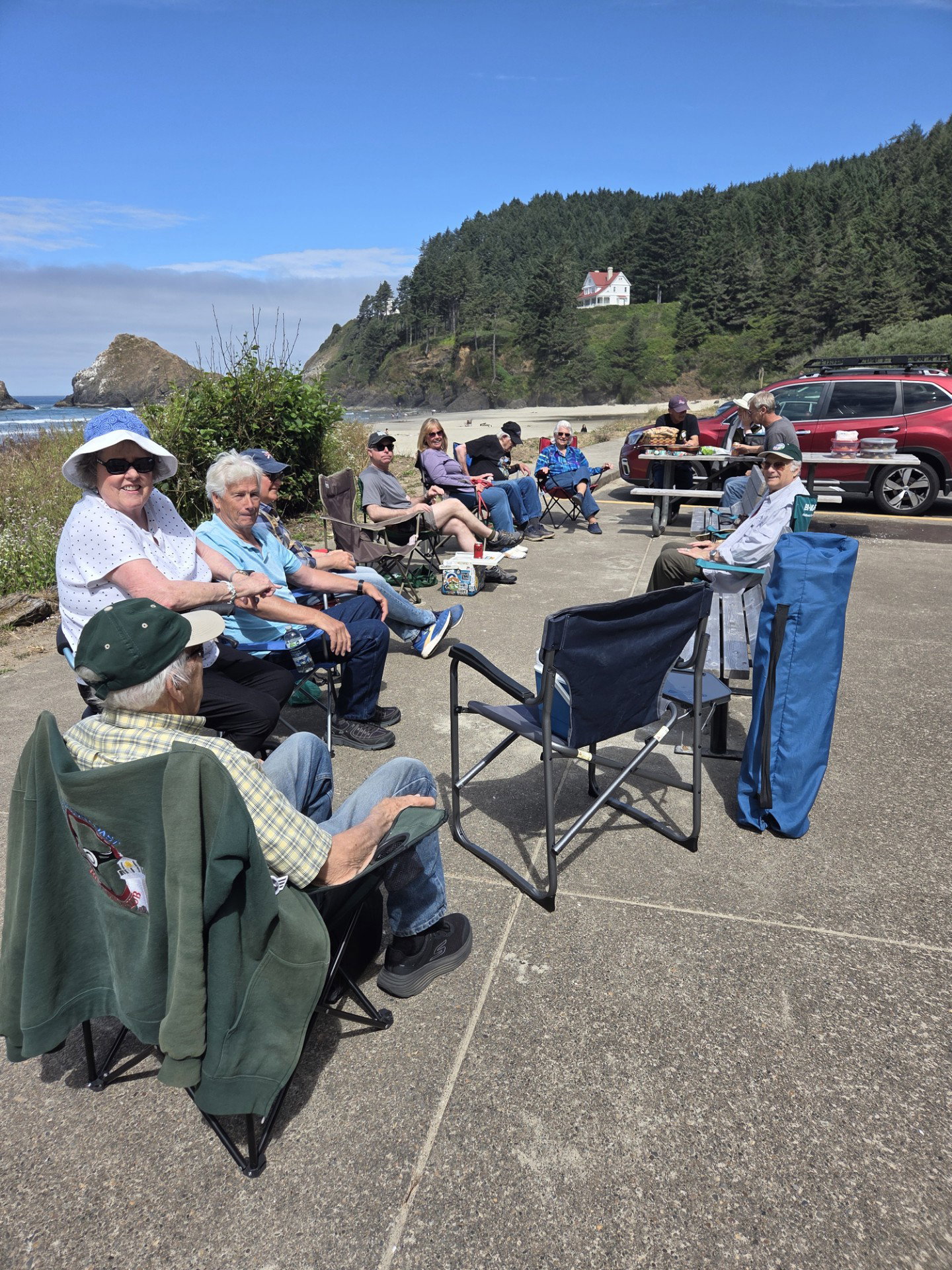 July 28, 2026 - A Picnic On the Beach at Heceta Head Lighthouse State Park.