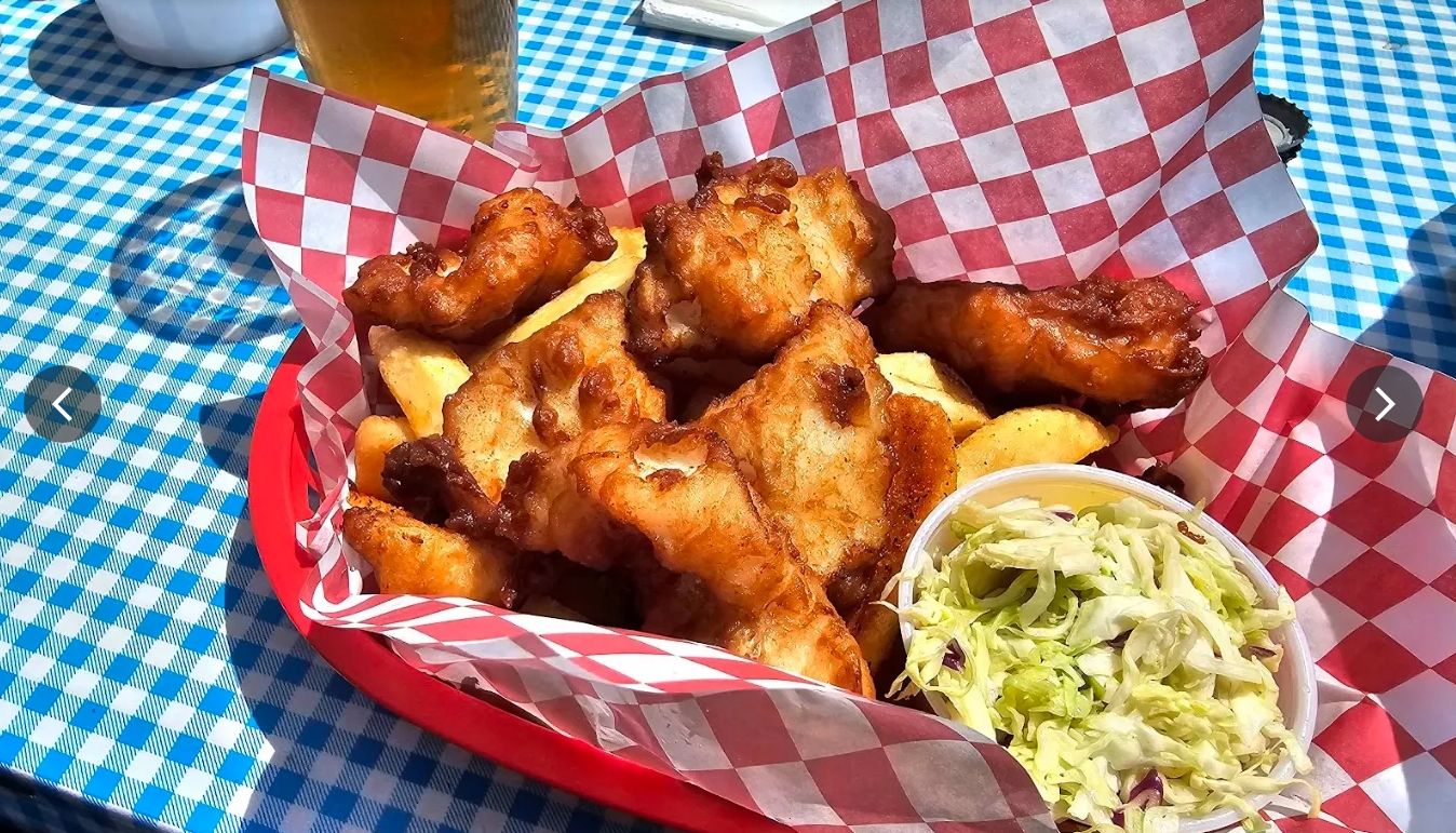 Fish & Chips and Clam Chowder at Yachat's Luna Sea Restaurant, October 1, 2026