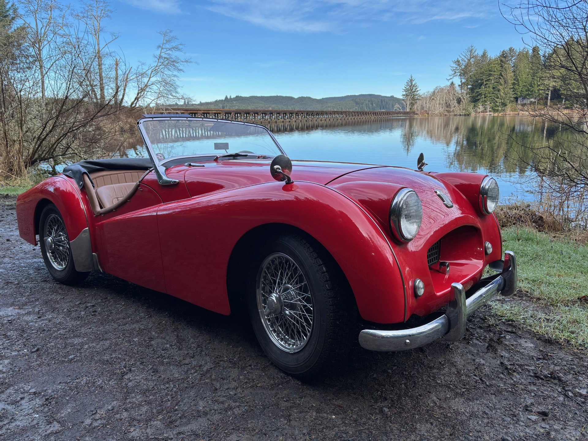 February 13, 2026 - National Drive Your Triumph Day - Bob Chase's 1953 Triumph TR2.