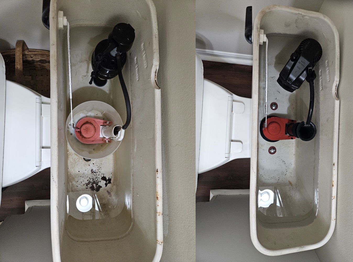 Toilet Tank Components Replaced