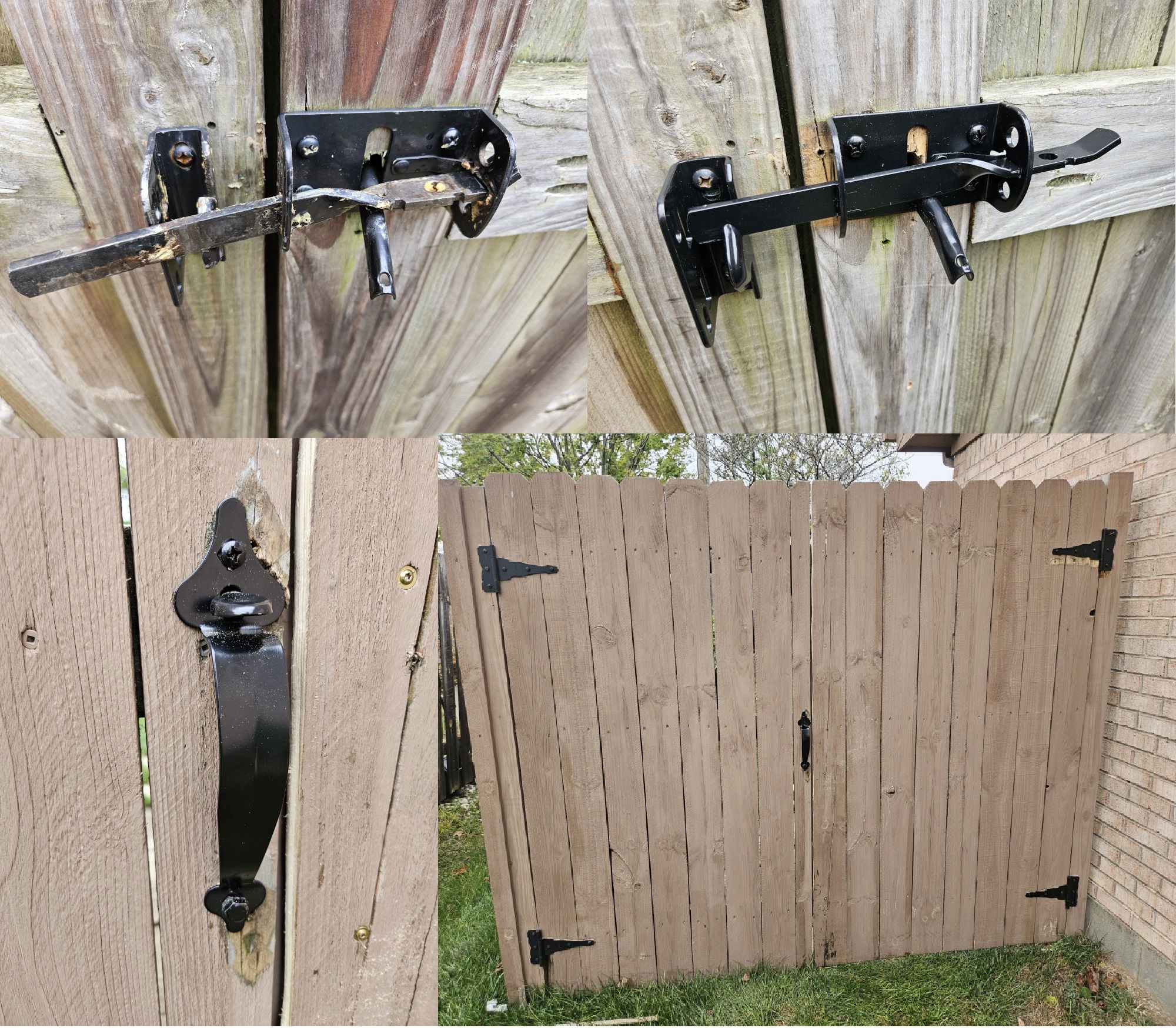 Repaired Gate Alignment and Replaced Latch Components
