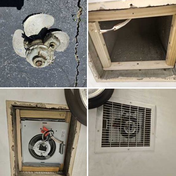 Old Ceiling Fan Framed Out and Replaced