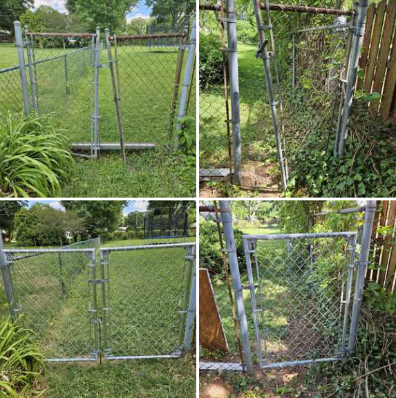 Chain Link Fence Gates Constructed