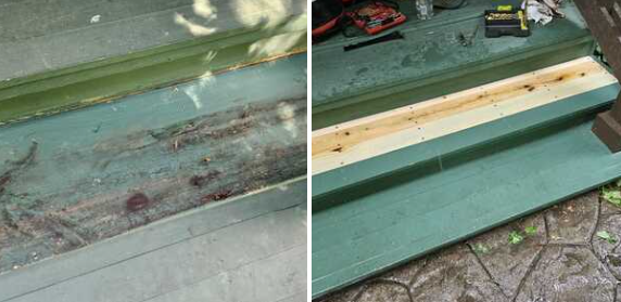 Deck Step Repair
