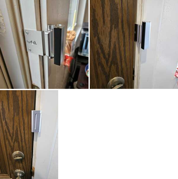 Door Security Locks Installed