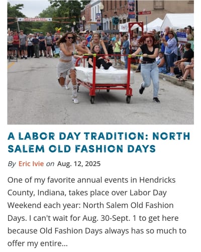 2025 Visit Hendricks County Article