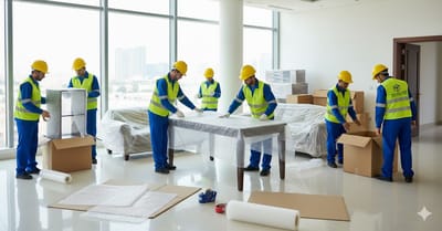 تغليف الأثاث قبل النقل بالرياض