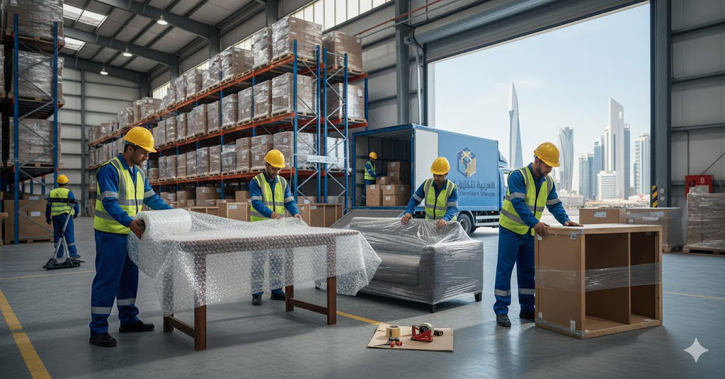 تغليف الأثاث قبل النقل