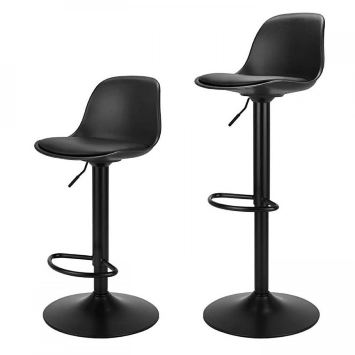 KANSAS STOOL BLACK/WHITE COLOR