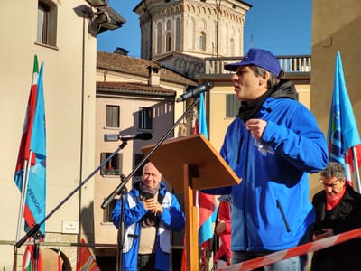 Il discorso integrale del segretario generale Uil Fvg, Matteo Zorn, alla manifestazione di Pordenone per lo sciopero generale del 29 novembre