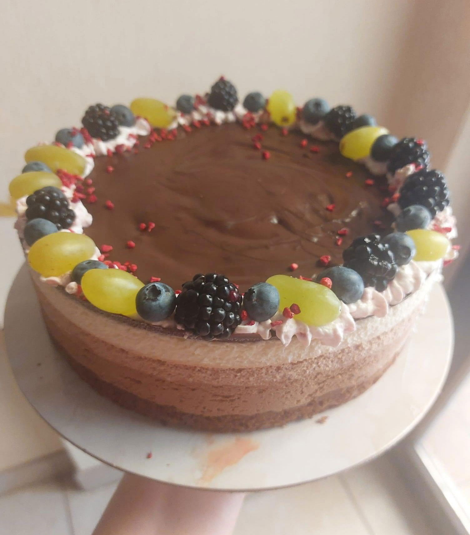 Triplacsoki mousse torta