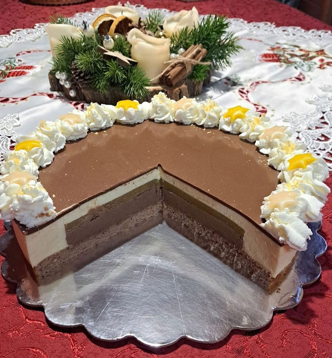 Csokis narancsos torta gesztenyével