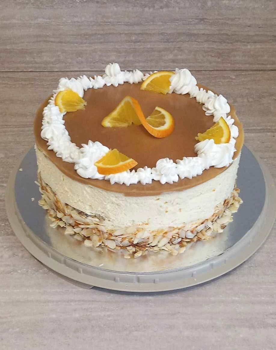 Narancsos házi krémes torta
