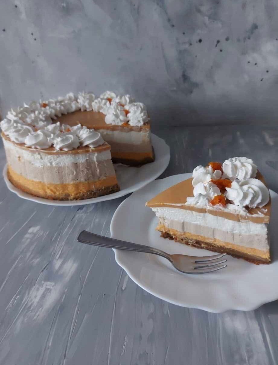 Kávés sütőtök torta