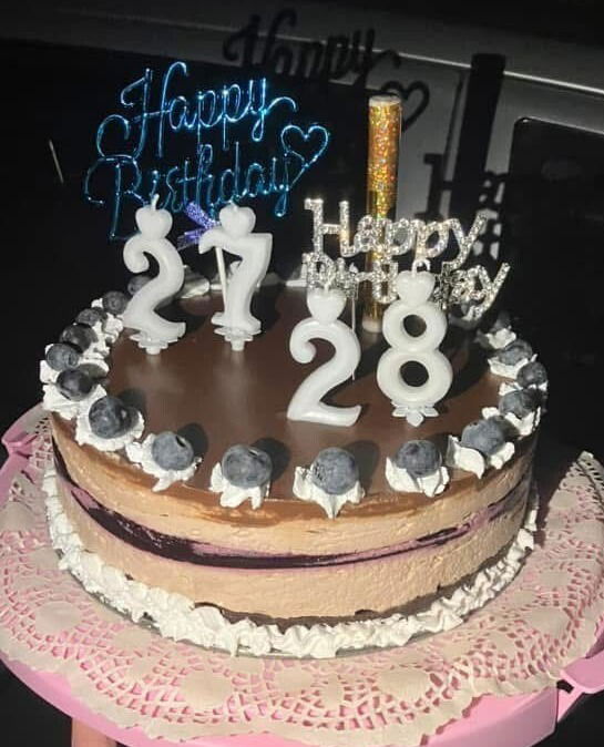 Áfonyás csokoládé mousse torta