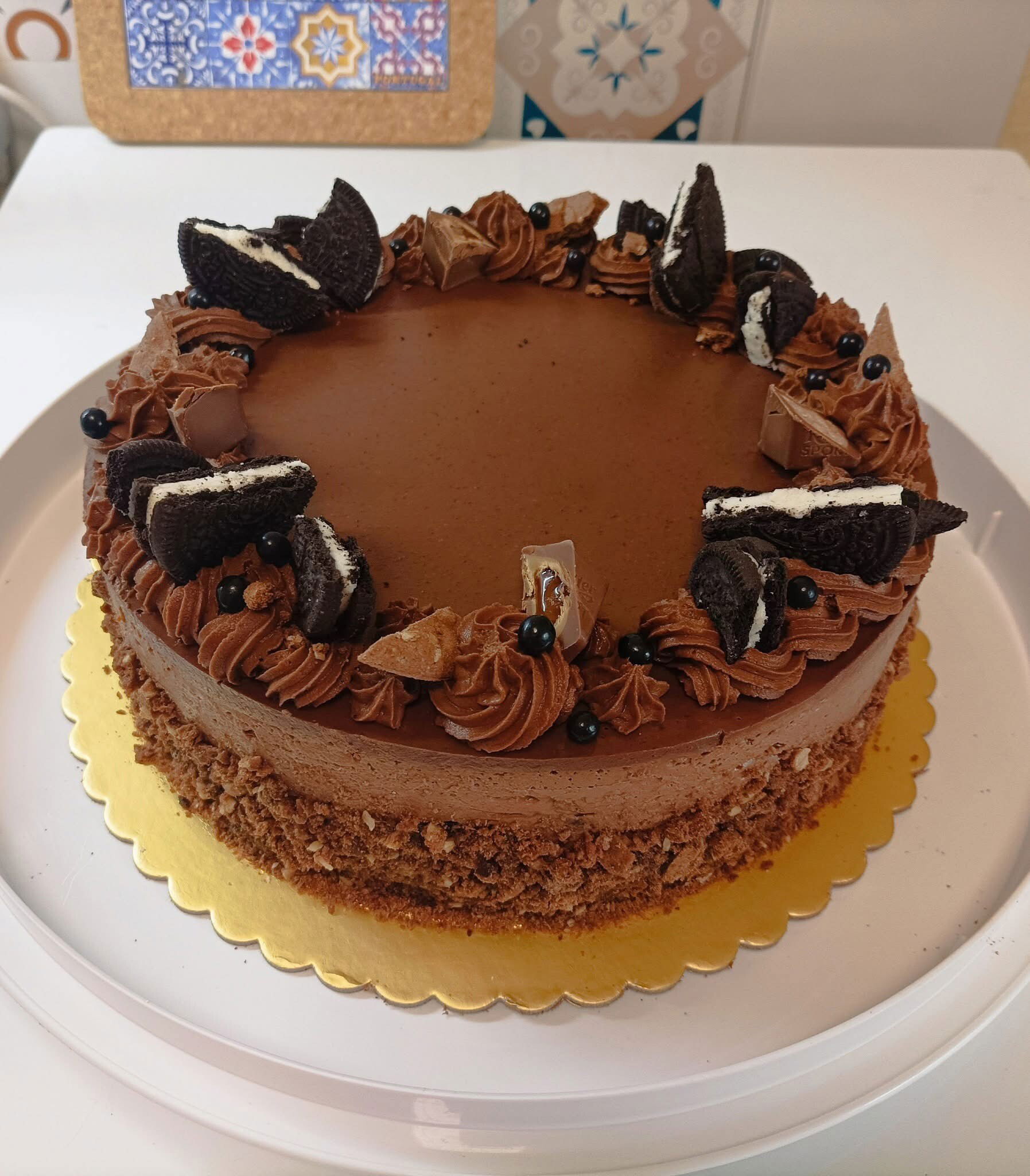 Csokis Oreo keksz torta
