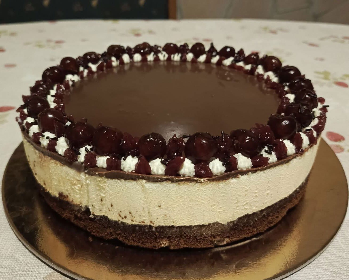 Fekete erdő mousse torta