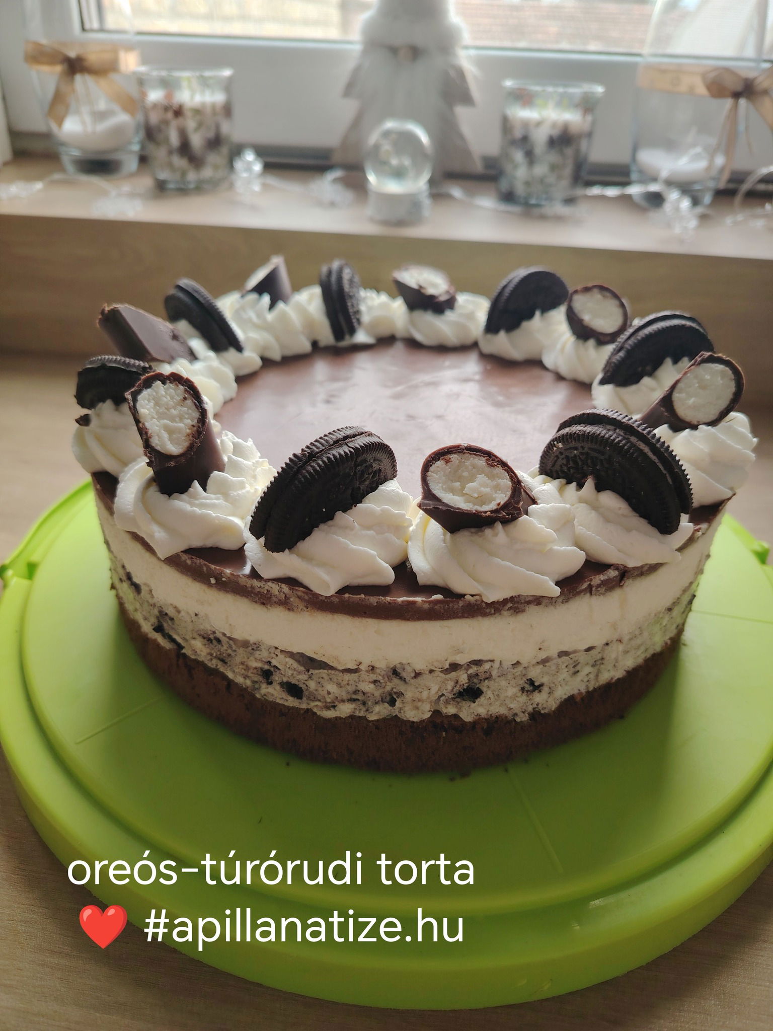 Oreós túrórudi torta