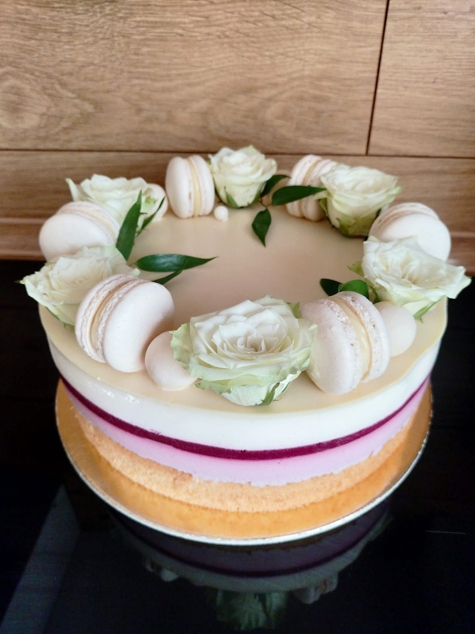 Erdei gyümölcsös joghurt mousse torta