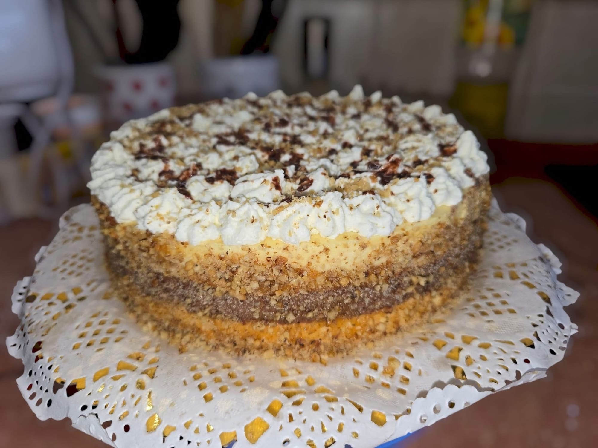 Somlói galuska torta