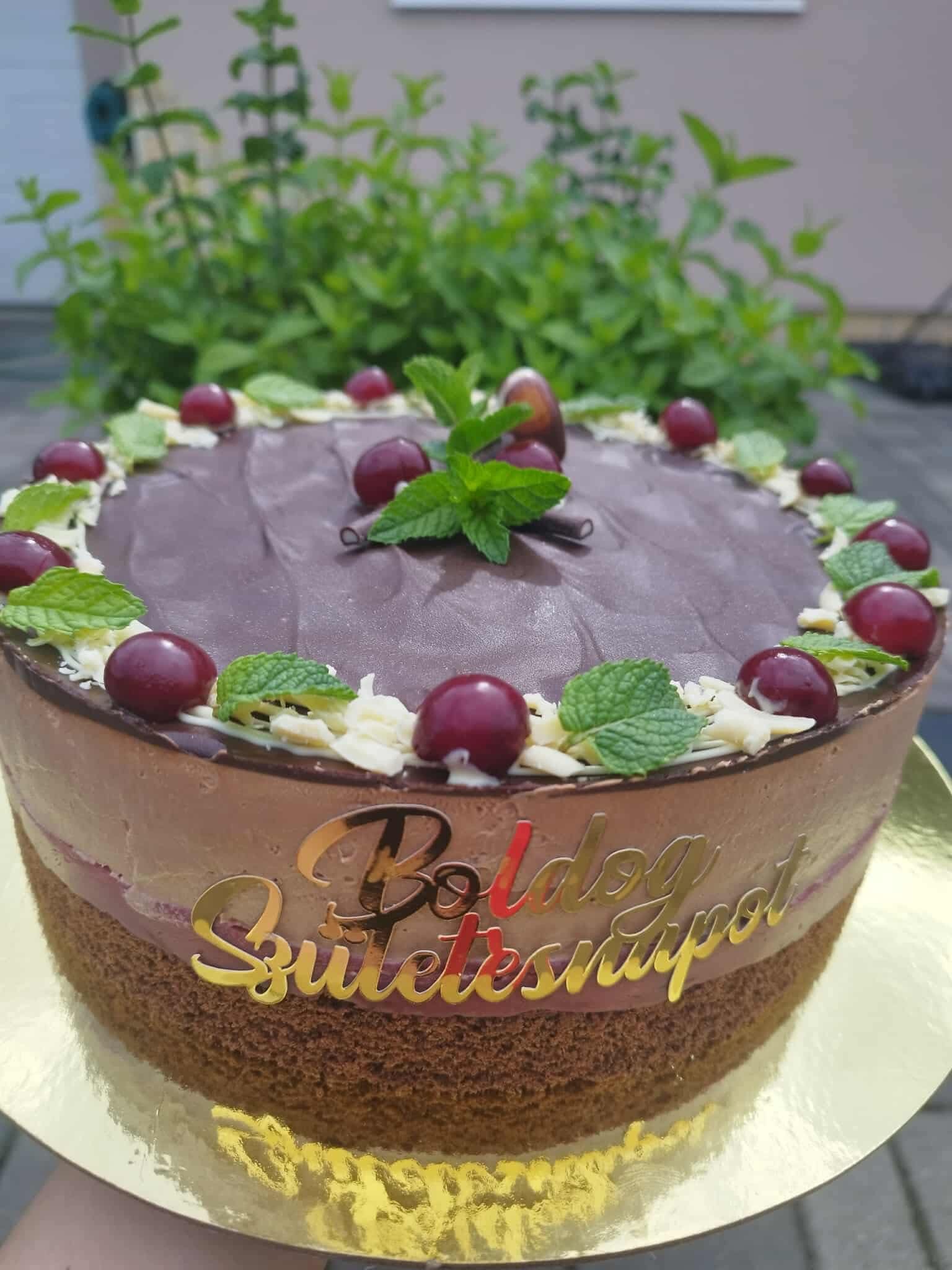 Lúdláb mousse torta