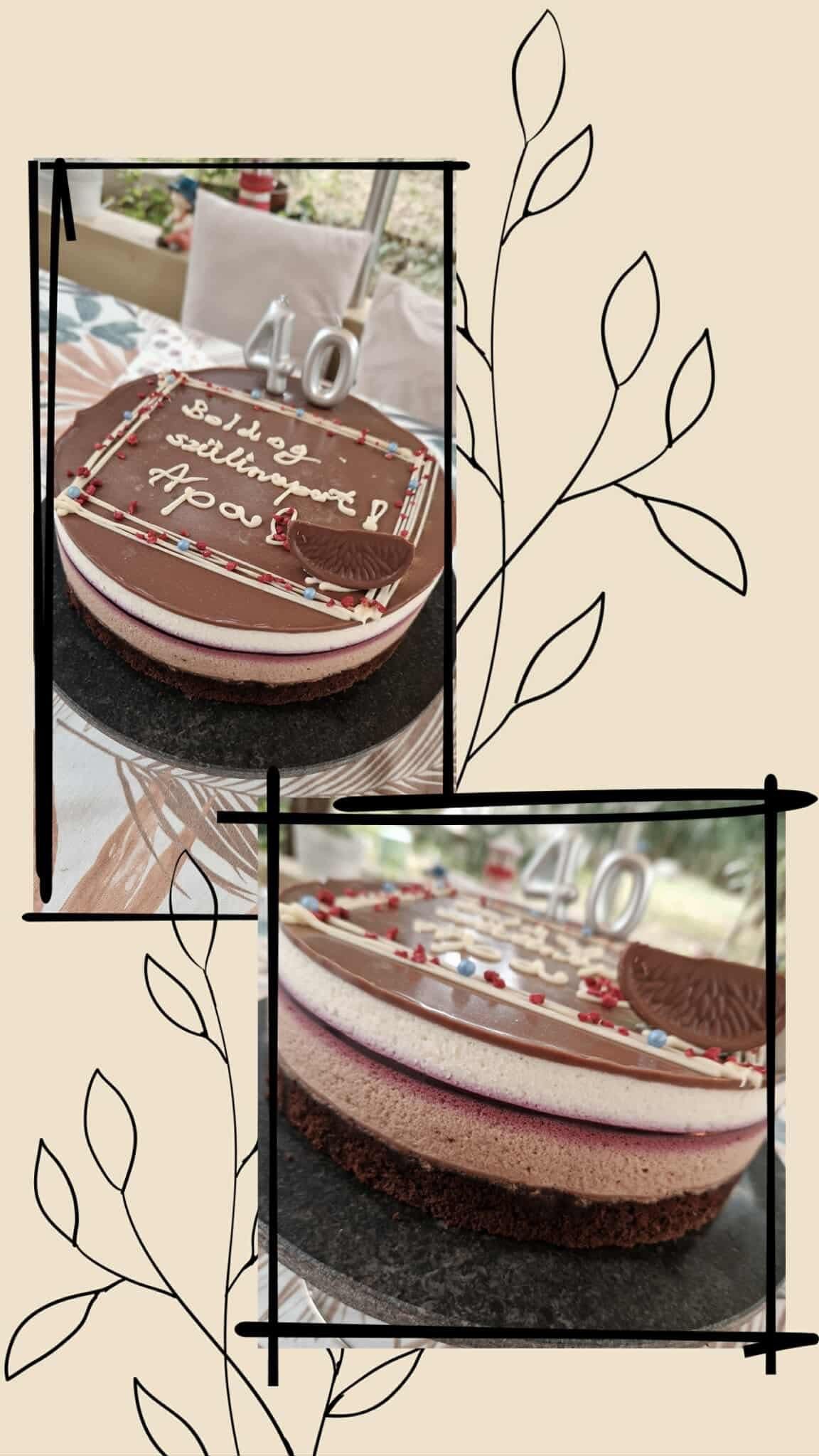 Egyszerű csoki mousse torta