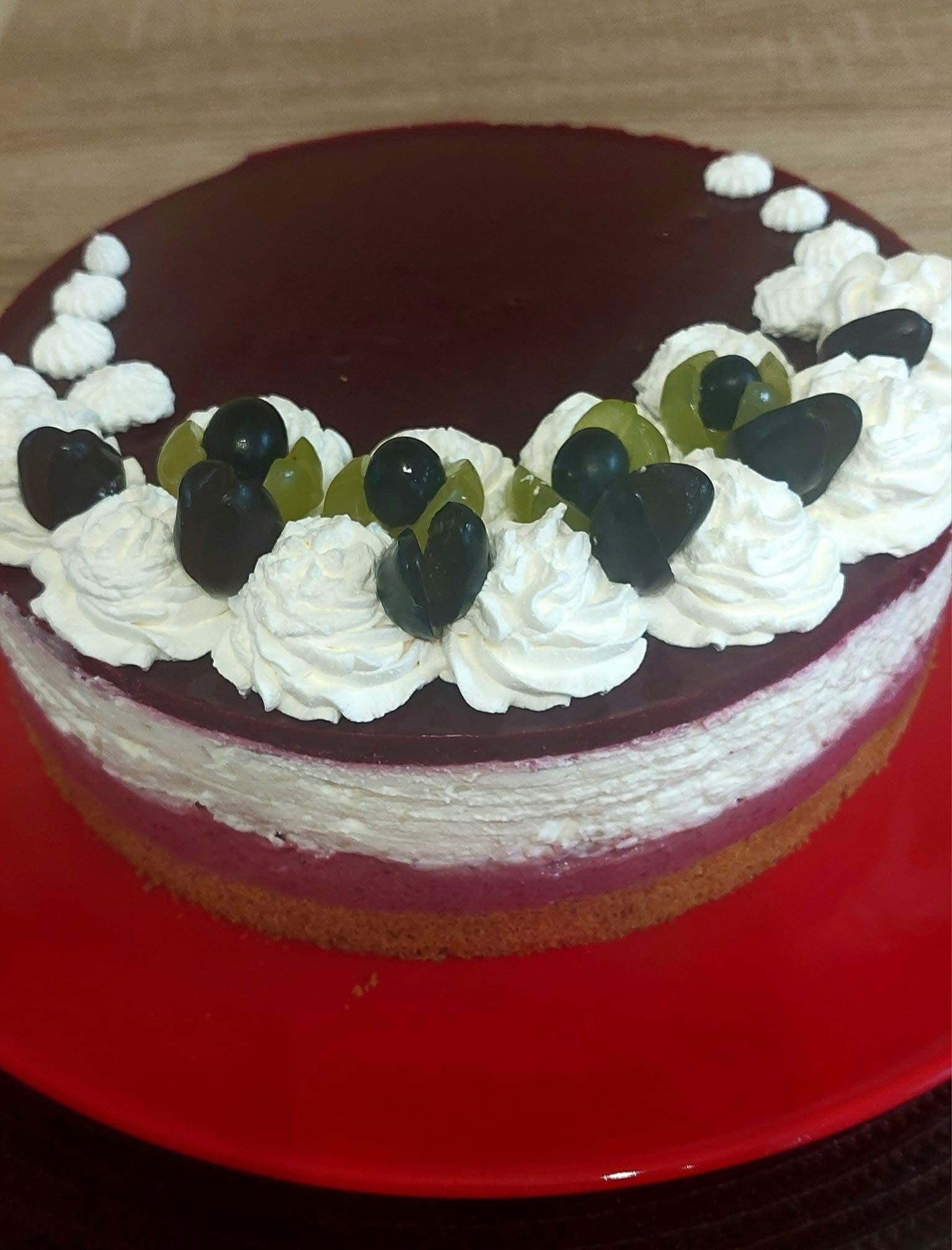 Gluténmentes, és laktózmentes túrós tejberizskrém torta, hozzáadott cukor nélkül