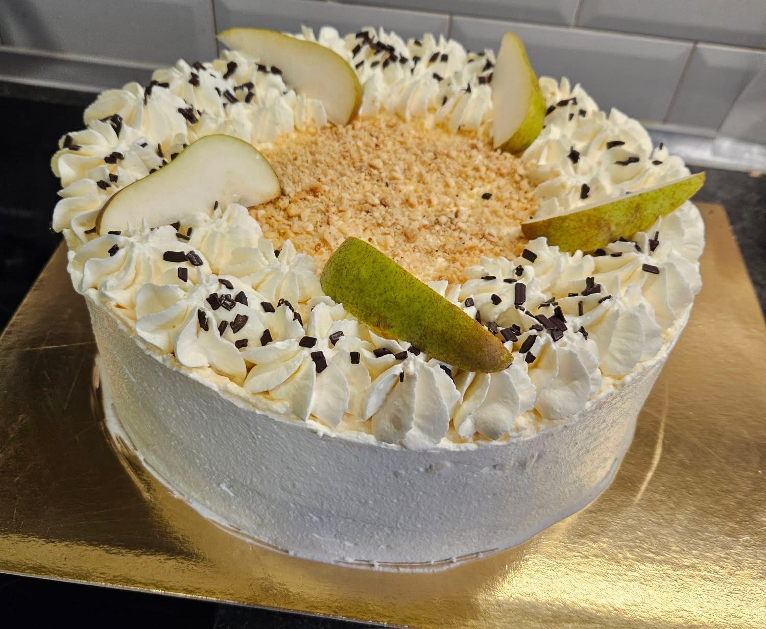 Körtés karamellás túrótorta mogyoróval