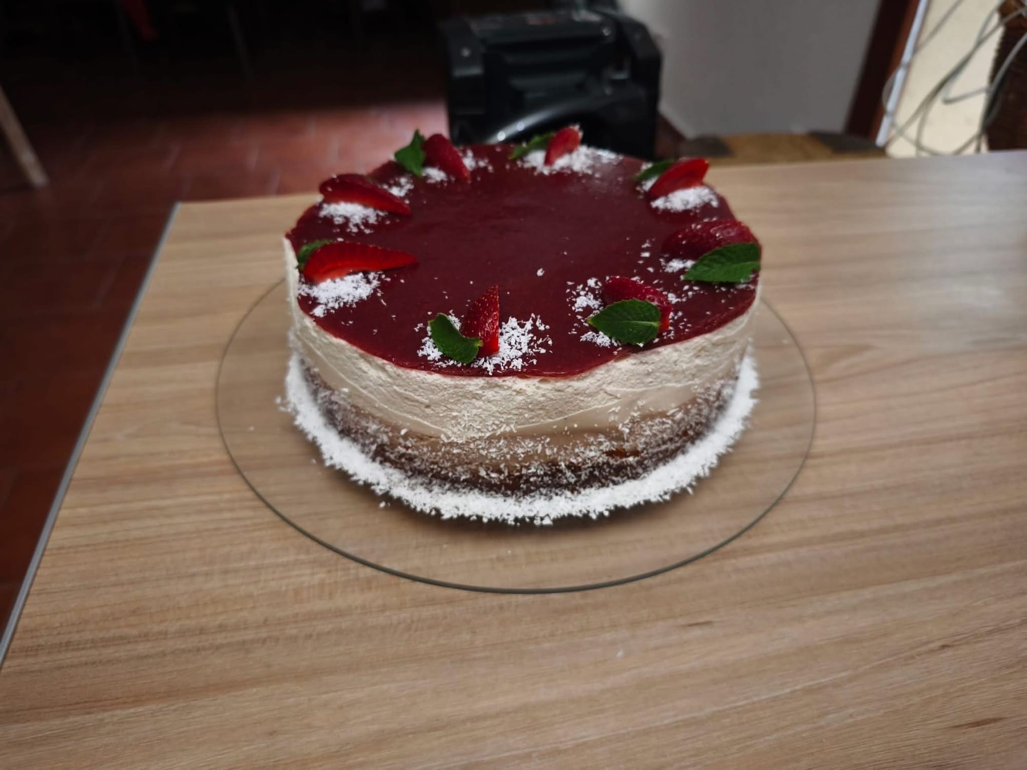 Epres banános joghurttorta